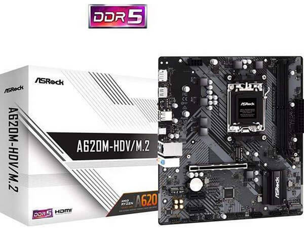 MHTΡΙΚΗ ASROCK A620M-HDV/M.2 D5 RETAIL